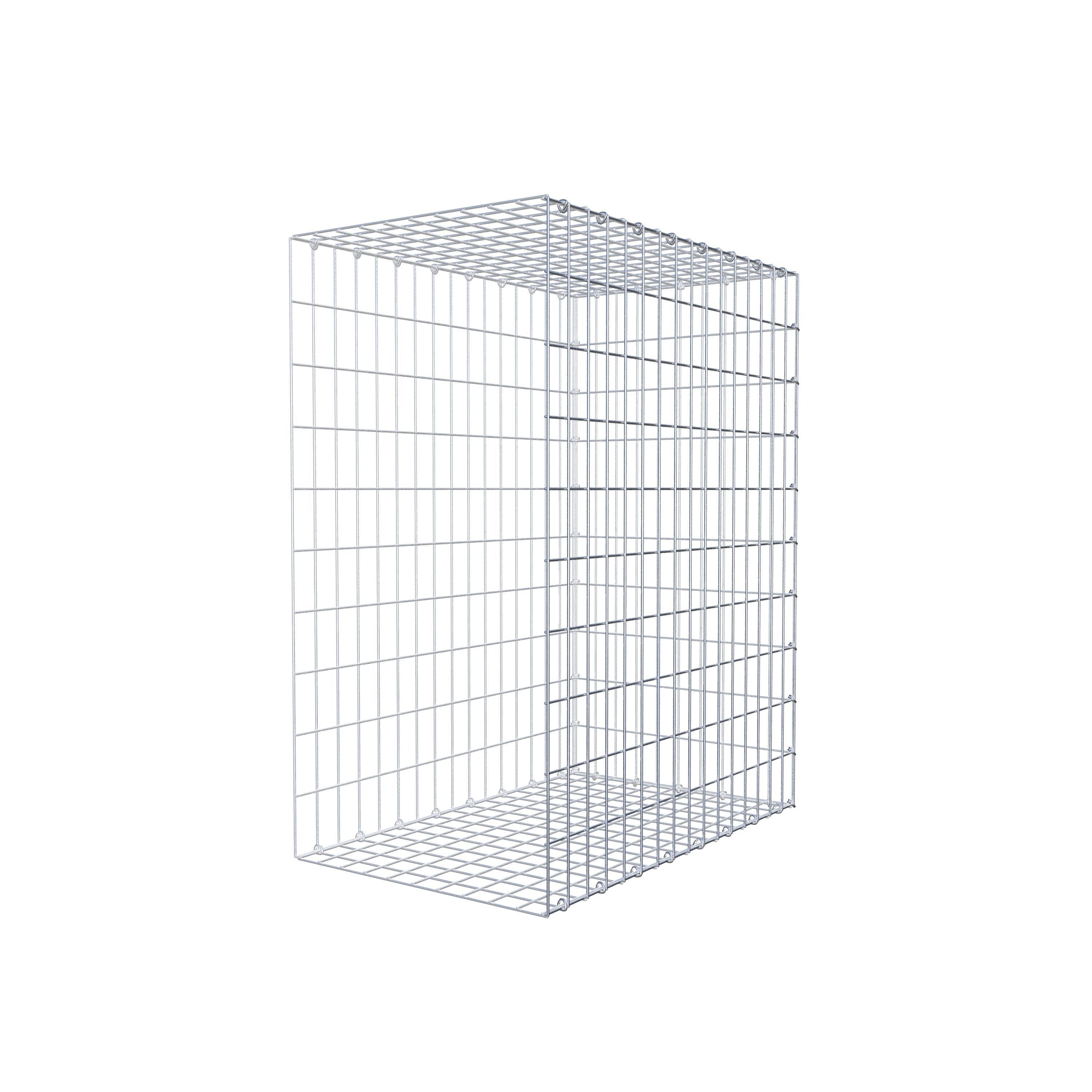 Anbaugabione Typ 2 100 cm x 80 cm x 50 cm, Maschenweite 5 cm x 10 cm, C-Ring