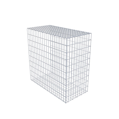 Mounted gabion type 2 100 cm x 100 cm x 50 cm, mesh size 5 cm x 10 cm, C-ring