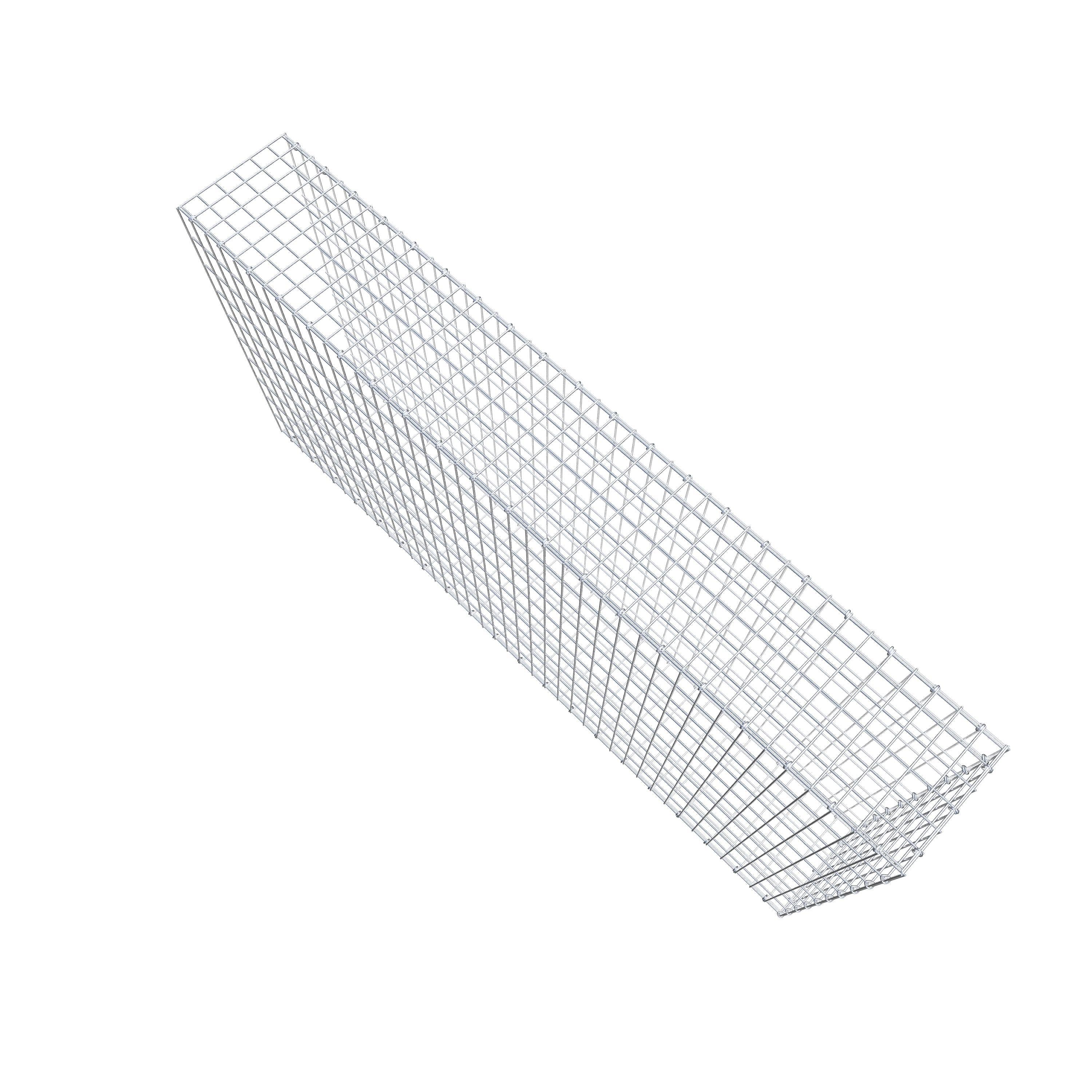 Extra gabion typ 2 200 cm x 100 cm x 30 cm, maskstorlek 5 cm x 10 cm, C-ring