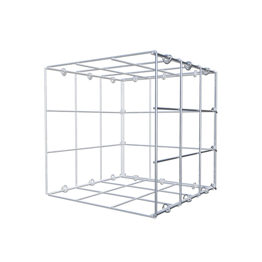 Anbaugabione Typ 2 30 cm x 30 cm x 30 cm (L x H x T), Maschenweite 10 cm x 10 cm, C-Ring