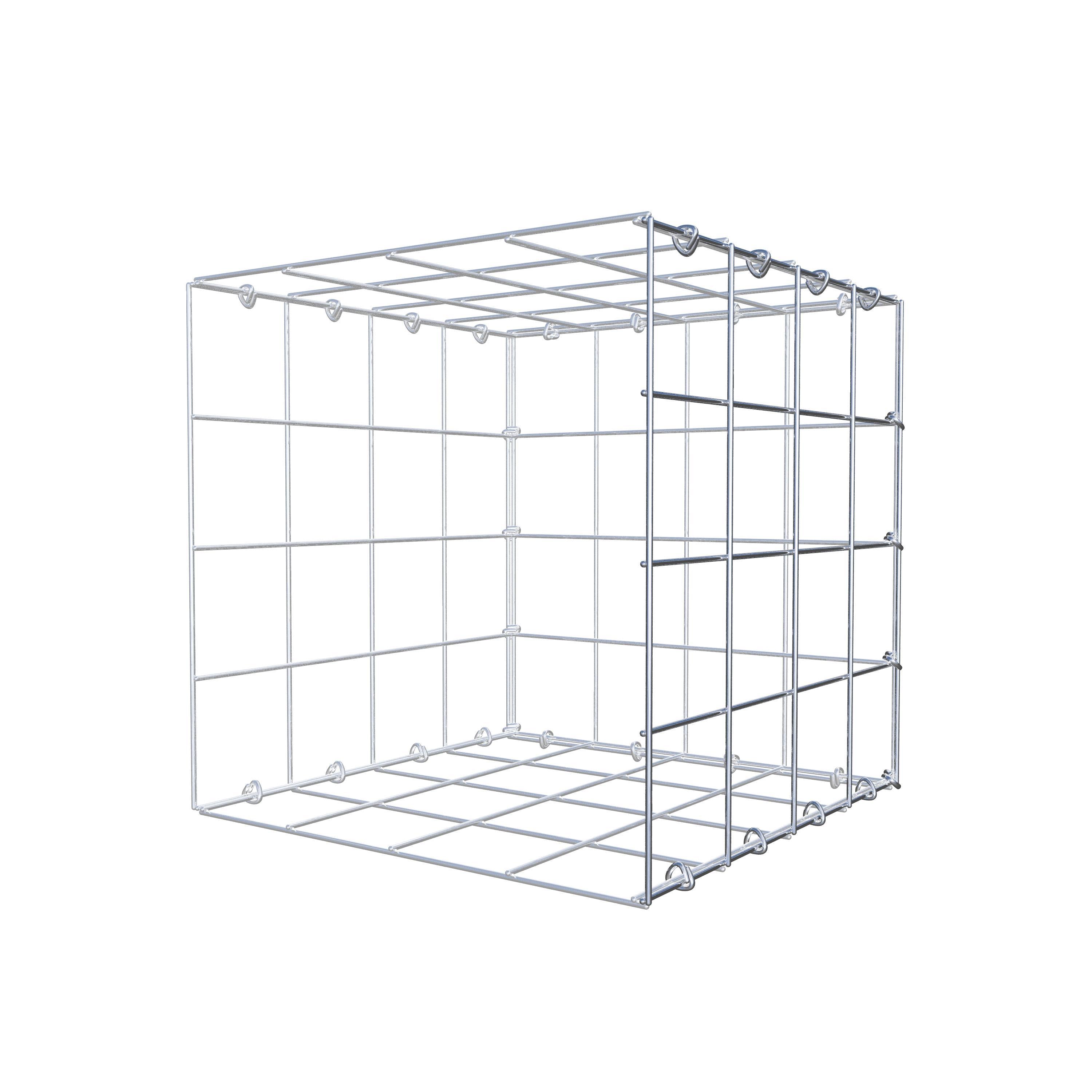 Pila adicional tipo 2 40 cm x 40 cm x 40 cm (L x A x P), malla 10 cm x 10 cm, anillo en C