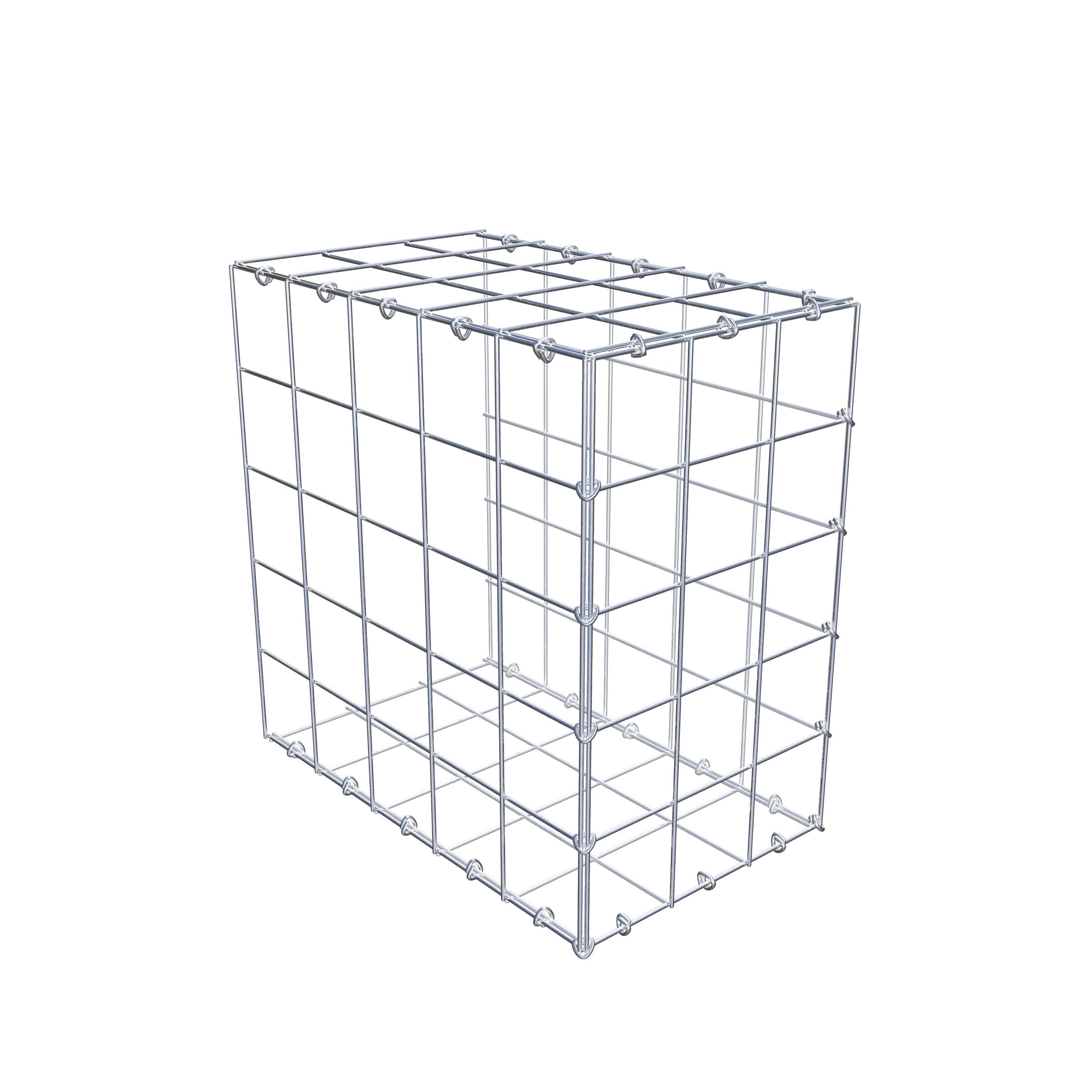 Gabião Tipo 2 50 cm x 50 cm x 30 cm (C x A x P), malhagem 10 cm x 10 cm, anel C
