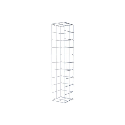 Fästbar gabion typ 2 100 cm x 20 cm x 20 cm (L x H x D), maskstorlek 10 cm x 10 cm, C-ring