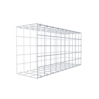 Anbaugabione Typ 2 100 cm x 50 cm x 30 cm (L x H x T), Maschenweite 10 cm x 10 cm, C-Ring