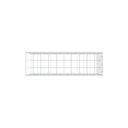 Anbaugabione Typ 2 100 cm x 50 cm x 30 cm (L x H x T), Maschenweite 10 cm x 10 cm, C-Ring