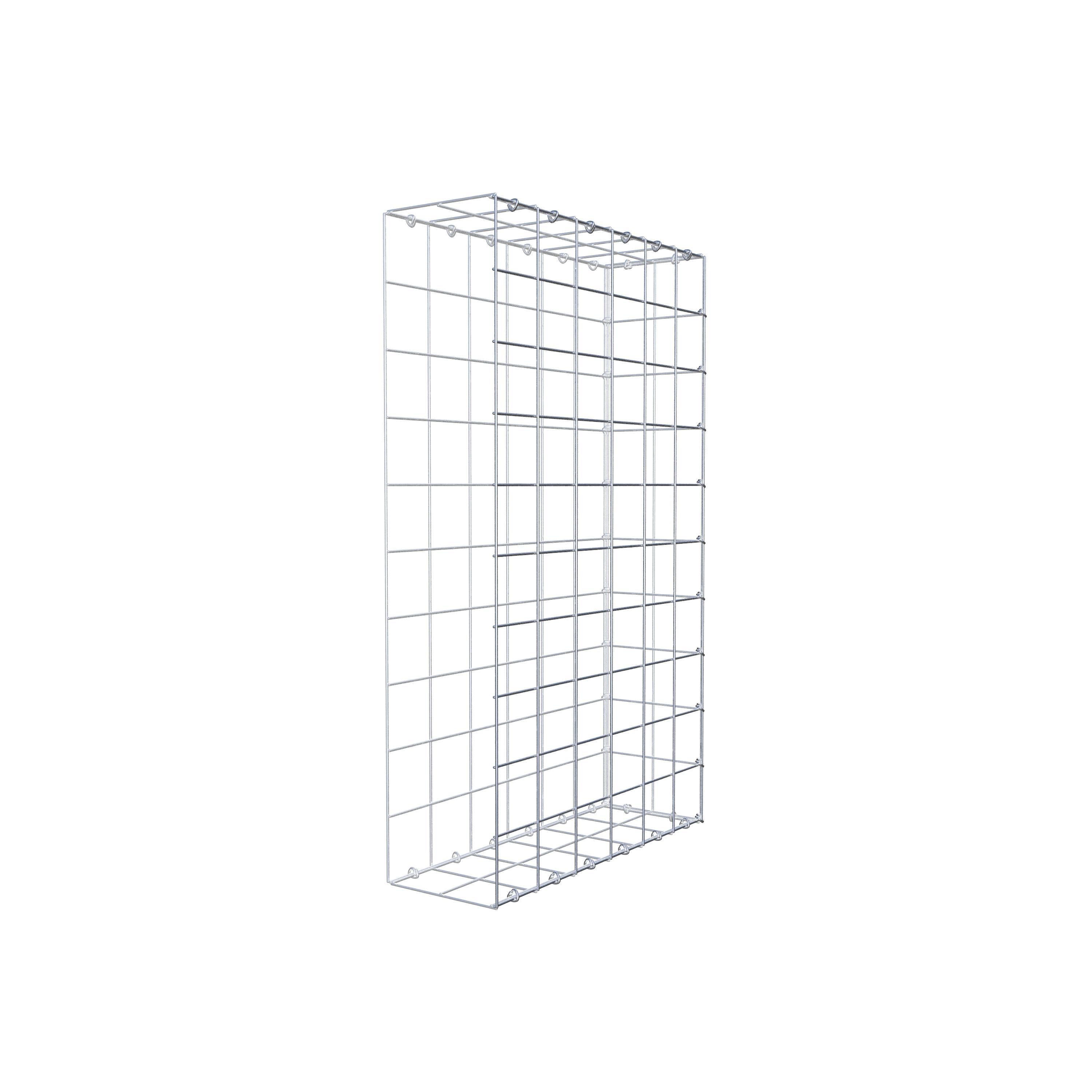 Fourche rapportée type 2 100 cm x 60 cm x 20 cm (L x H x P), mailles 10 cm x 10 cm, anneau C