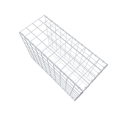 Monteret gabion type 2 100 cm x 70 cm x 40 cm (L x H x D), maskestørrelse 10 cm x 10 cm, C-ring