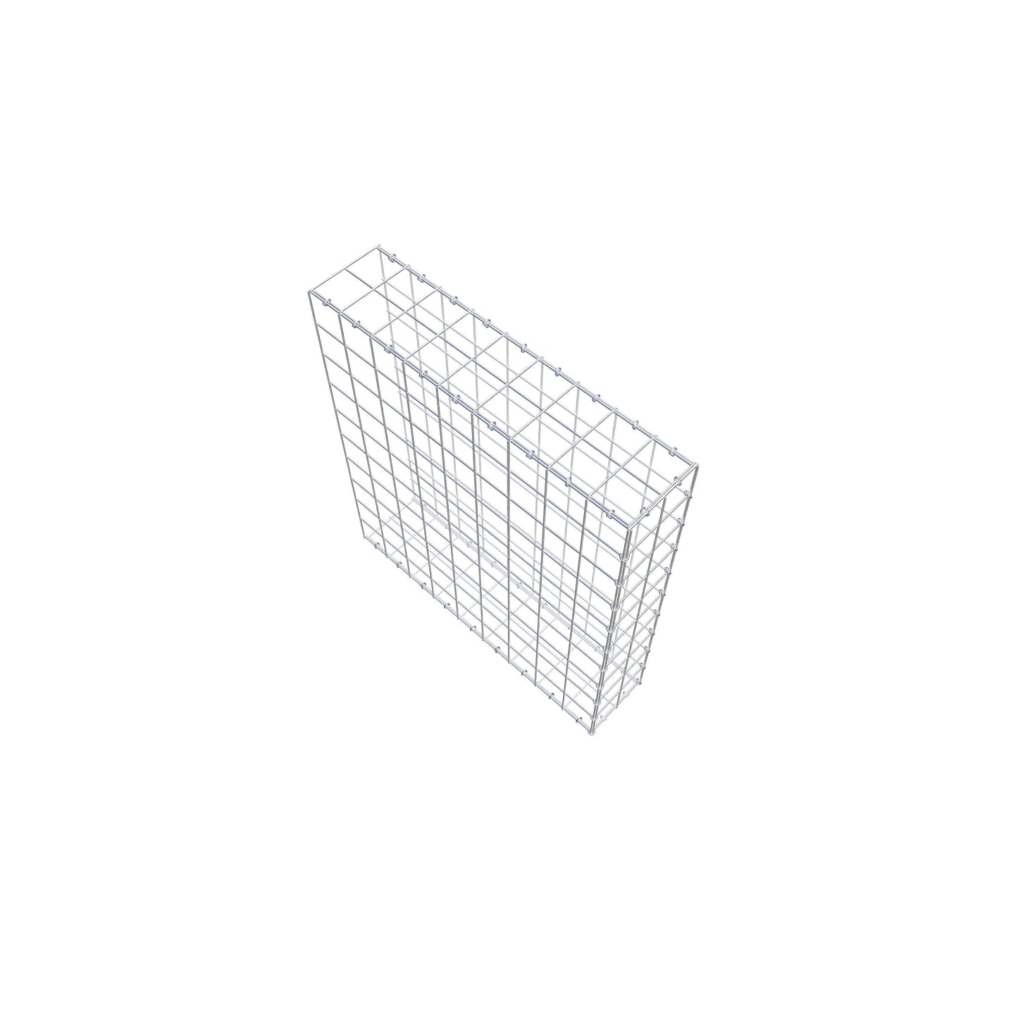 Gavión complementario de tipo 2 100 cm x 90 cm x 20 cm (L x A x P), malla 10 cm x 10 cm, anillo en C