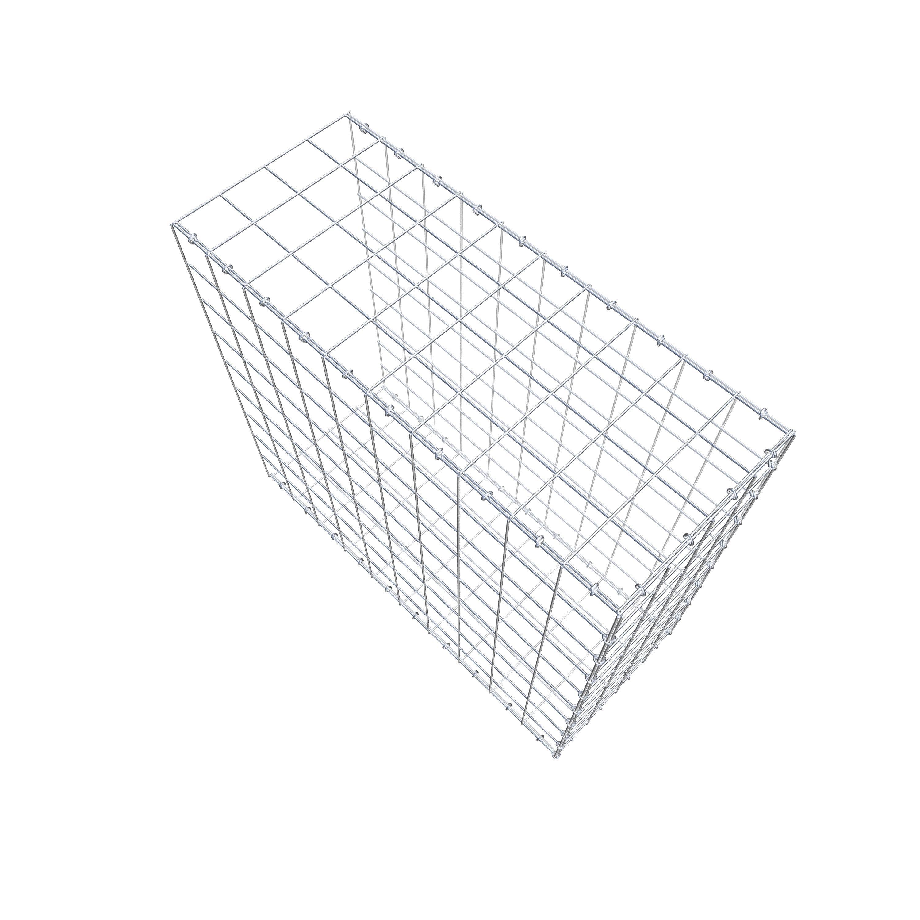 Anbaugabione Typ 2 100 cm x 90 cm x 40 cm (L x H x T), Maschenweite 10 cm x 10 cm, C-Ring