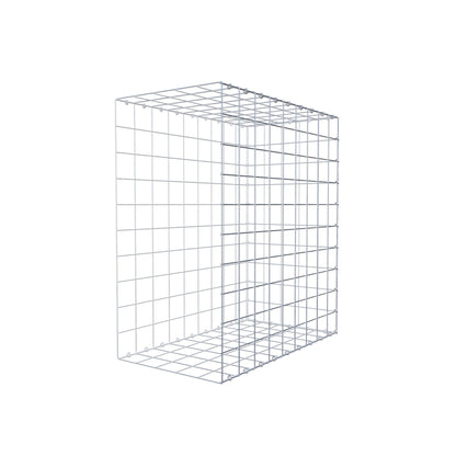 Mounted gabion type 2 100 cm x 90 cm x 50 cm (L x H x D), mesh size 10 cm x 10 cm, C-ring