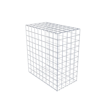 Mounted gabion type 2 100 cm x 90 cm x 50 cm (L x H x D), mesh size 10 cm x 10 cm, C-ring