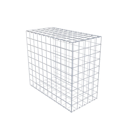 Mounted gabion type 2 100 cm x 90 cm x 50 cm (L x H x D), mesh size 10 cm x 10 cm, C-ring