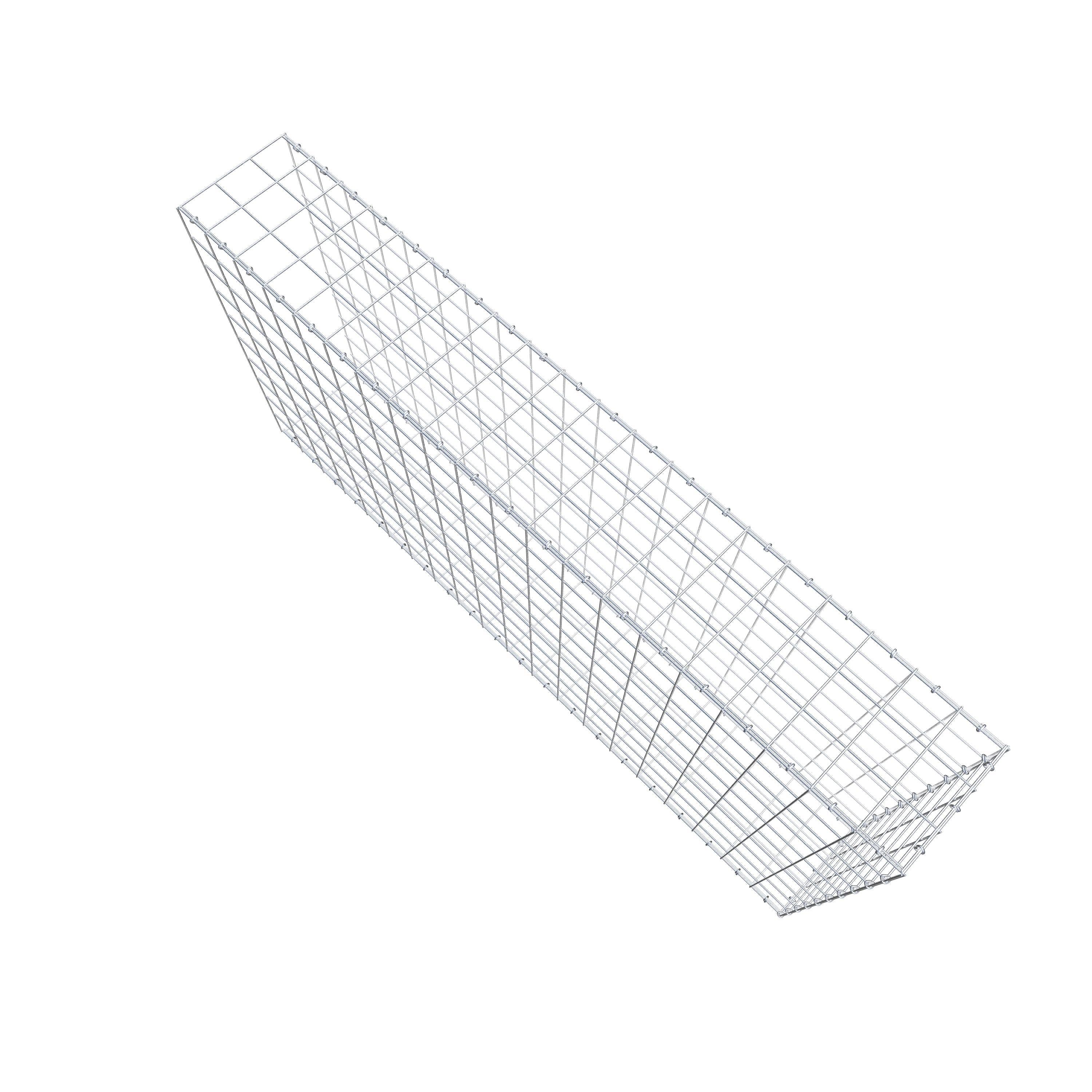 Anbaugabione Typ 2 200 cm x 100 cm x 30 cm (L x H x T), Maschenweite 10 cm x 10 cm, C-Ring