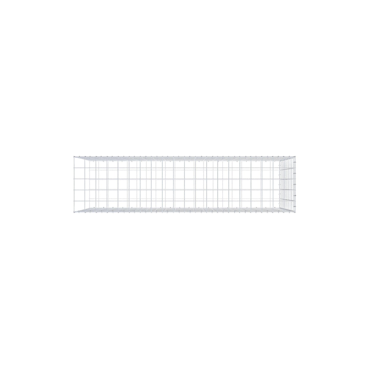 Fourche rapportée type 2 200 cm x 100 cm x 50 cm (L x H x P), mailles 10 cm x 10 cm, anneau en C