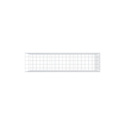 Fourche rapportée type 2 200 cm x 100 cm x 50 cm (L x H x P), mailles 10 cm x 10 cm, anneau en C