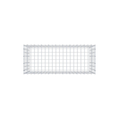 Monteret gabion type 3 100 cm x 60 cm x 40 cm (L x H x D), maskestørrelse 5 cm x 10 cm, C-ring