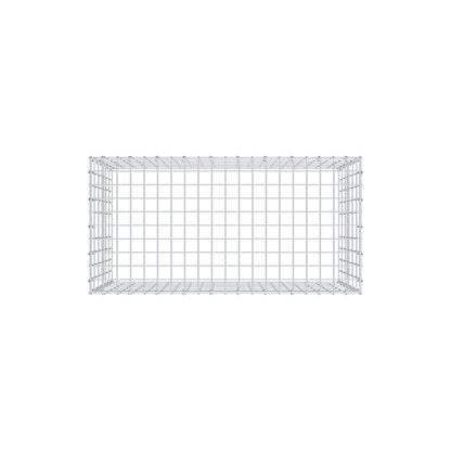 Anbaugabione Typ 3 100 cm x 60 cm x 50 cm (L x H x T), Maschenweite 5 cm x 10 cm, C-Ring