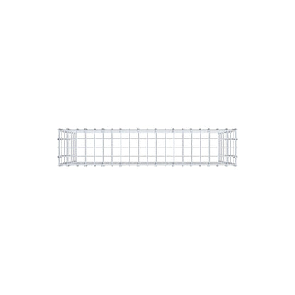 Anbaugabione Typ 3 100 cm x 70 cm x 20 cm (L x H x T), Maschenweite 5 cm x 10 cm, C-Ring