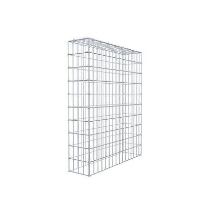 Mounted gabion type 3 100 cm x 80 cm x 20 cm (L x H x D), mesh size 5 cm x 10 cm, C-ring