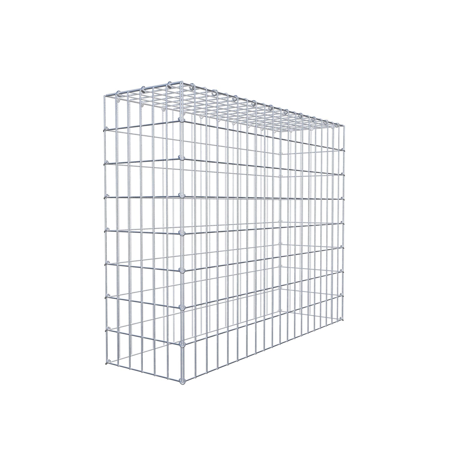 Anbaugabione Typ 3 100 cm x 80 cm x 30 cm (L x H x T), Maschenweite 5 cm x 10 cm, C-Ring