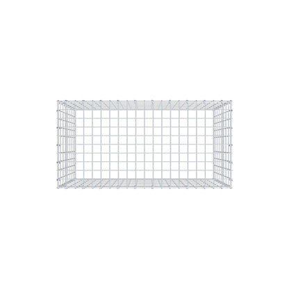 Anbaugabione Typ 3 100 cm x 80 cm x 50 cm (L x H x T), Maschenweite 5 cm x 10 cm, C-Ring