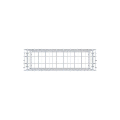 Anbaugabione Typ 3 100 cm x 90 cm x 30 cm (L x H x T), Maschenweite 5 cm x 10 cm, C-Ring