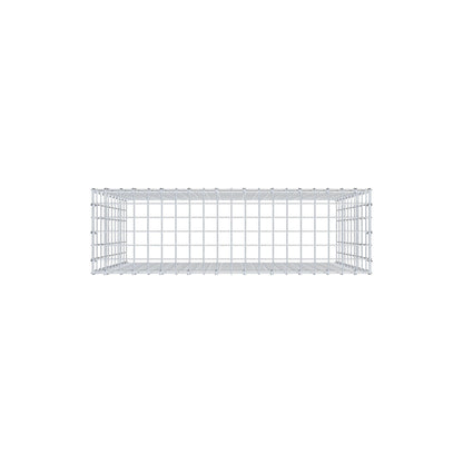 Anbaugabione Typ 3 100 cm x 100 cm x 30 cm (L x H x T), Maschenweite 5 cm x 10 cm, C-Ring