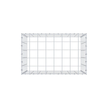 Anbaugabione Typ 3 80 cm x 50 cm x 50 cm (L x H x T), Maschenweite 10 cm x 10 cm, C-Ring