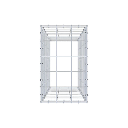 Anbaugabione Typ 3 100 cm x 30 cm x 50 cm (L x H x T), Maschenweite 10 cm x 10 cm, C-Ring