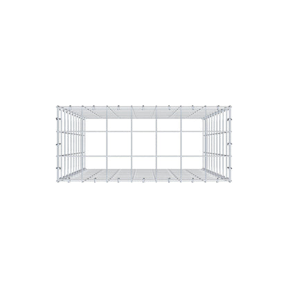Anbaugabione Typ 3 100 cm x 70 cm x 30 cm (L x H x T), Maschenweite 10 cm x 10 cm, C-Ring
