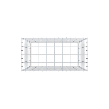 Anbaugabione Typ 3 100 cm x 80 cm x 40 cm (L x H x T), Maschenweite 10 cm x 10 cm, C-Ring