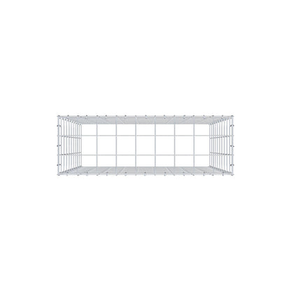 Anbaugabione Typ 3 100 cm x 90 cm x 30 cm (L x H x T), Maschenweite 10 cm x 10 cm, C-Ring