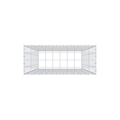 Anbaugabione Typ 3 200 cm x 100 cm x 40 cm (L x H x T), Maschenweite 10 cm x 10 cm, C-Ring