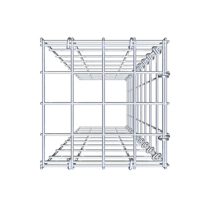 Anbaugabione Typ 4 100 cm x 20 cm x 20 cm (L x H x T), Maschenweite 5 cm x 10 cm, C-Ring