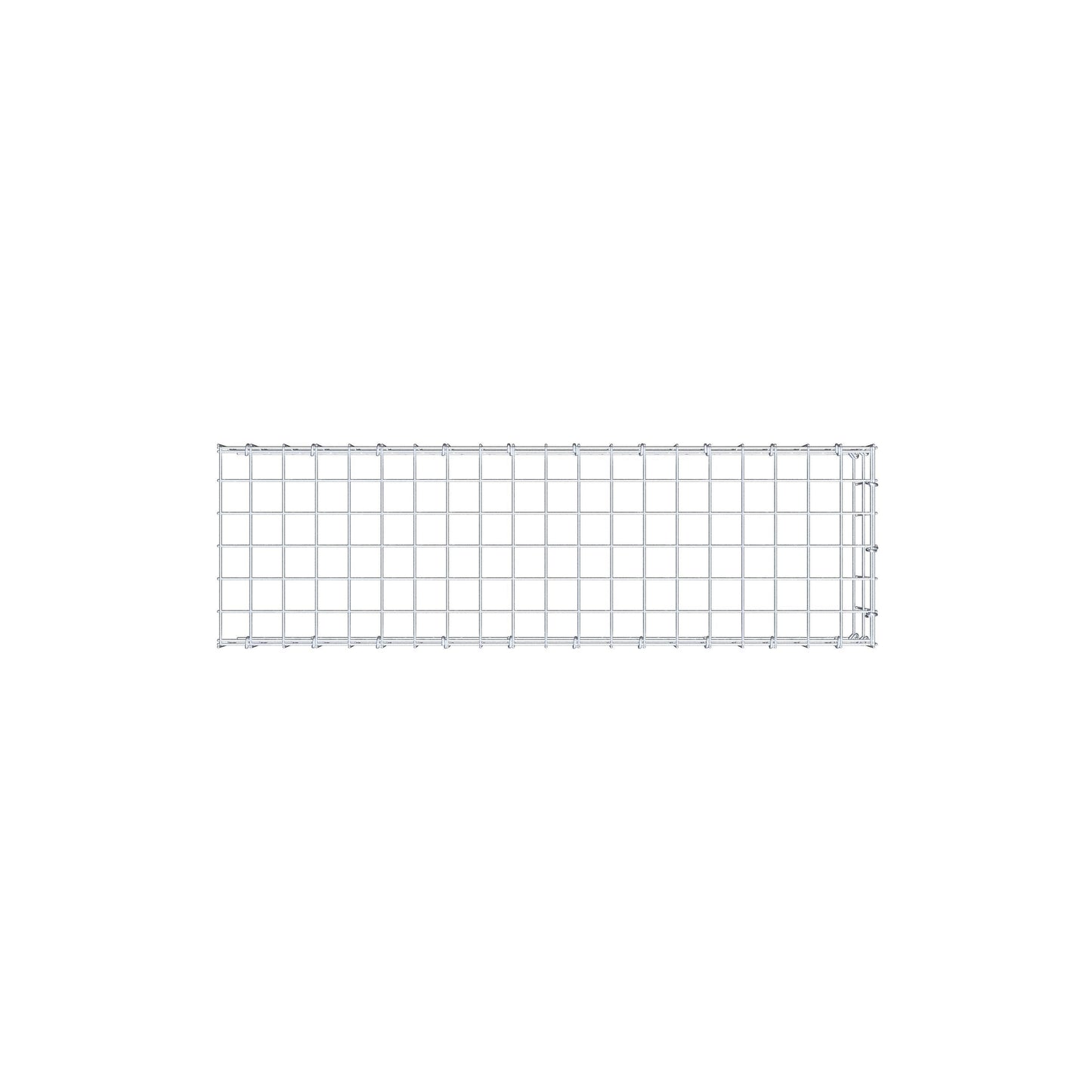 Anbaugabione Typ 4 100 cm x 20 cm x 30 cm (L x H x T), Maschenweite 5 cm x 10 cm, C-Ring