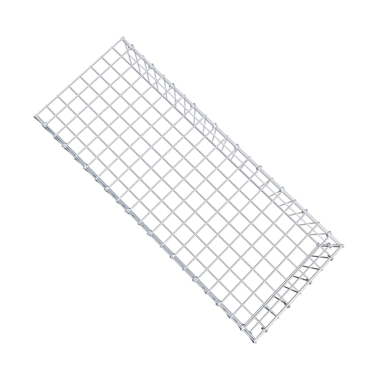 Anbaugabione Typ 4 100 cm x 20 cm x 40 cm (L x H x T), Maschenweite 5 cm x 10 cm, C-Ring