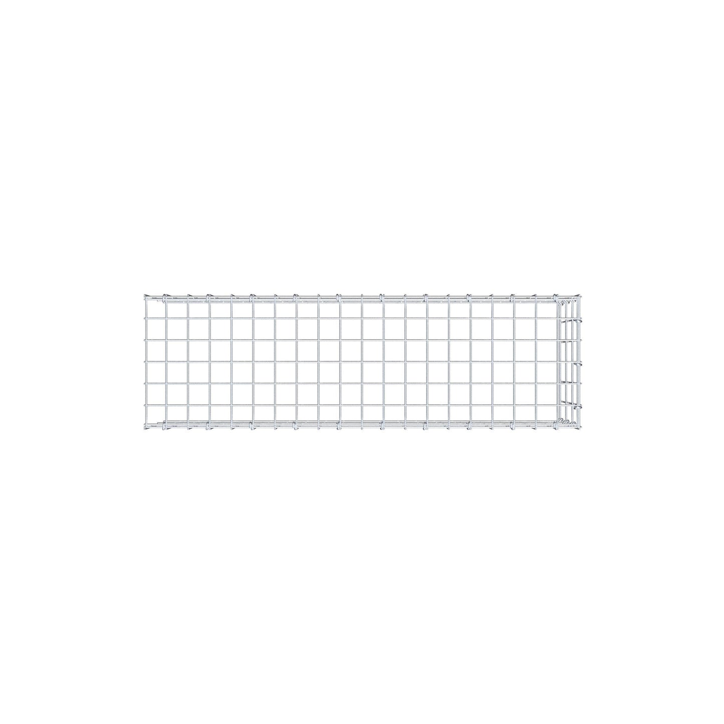 Anbaugabione Typ 4 100 cm x 30 cm x 30 cm (L x H x T), Maschenweite 5 cm x 10 cm, C-Ring