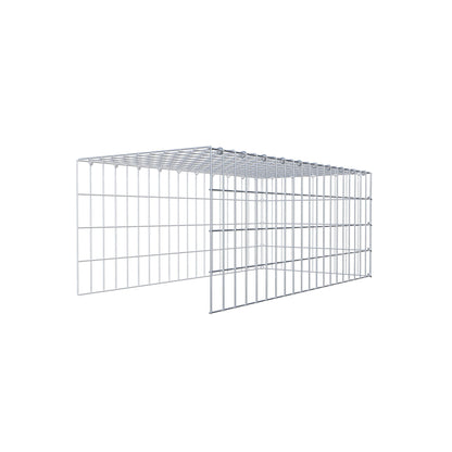 Anbaugabione Typ 4 100 cm x 40 cm x 50 cm (L x H x T), Maschenweite 5 cm x 10 cm, C-Ring