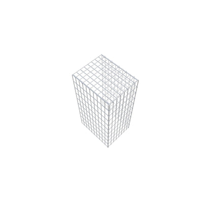 Anbaugabione Typ 4 100 cm x 50 cm x 40 cm (L x H x T), Maschenweite 5 cm x 10 cm, C-Ring