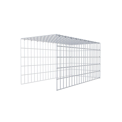 Anbaugabione Typ 4 100 cm x 50 cm x 50 cm (L x H x T), Maschenweite 5 cm x 10 cm, C-Ring