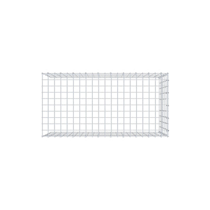Anbaugabione Typ 4 100 cm x 50 cm x 50 cm (L x H x T), Maschenweite 5 cm x 10 cm, C-Ring