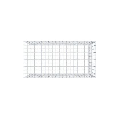Monteret gabion type 4 100 cm x 70 cm x 50 cm (L x H x D), maskestørrelse 5 cm x 10 cm, C-ring