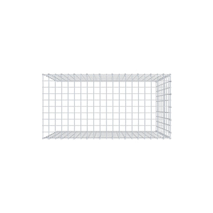 Mounted gabion type 4 100 cm x 90 cm x 50 cm (L x H x D), mesh size 5 cm x 10 cm, C-ring