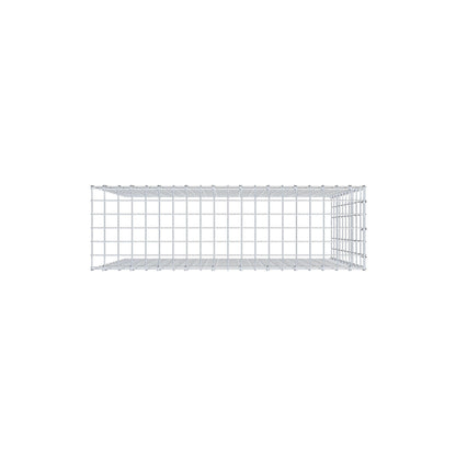 Anbaugabione Typ 4 100 cm x 100 cm x 30 cm (L x H x T), Maschenweite 5 cm x 10 cm, C-Ring
