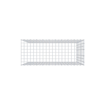 Anbaugabione Typ 4 100 cm x 100 cm x 40 cm (L x H x T), Maschenweite 5 cm x 10 cm, C-Ring
