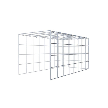 Anbaugabione Typ 4 80 cm x 40 cm x 40 cm (L x H x T), Maschenweite 10 cm x 10 cm, C-Ring