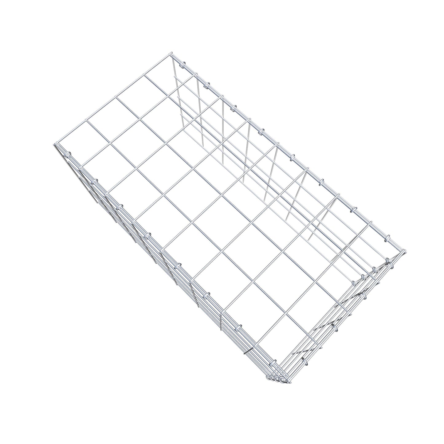 Anbaugabione Typ 4 80 cm x 40 cm x 40 cm (L x H x T), Maschenweite 10 cm x 10 cm, C-Ring