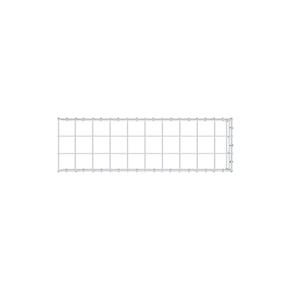 Anbaugabione Typ 4 100 cm x 20 cm x 30 cm (L x H x T), Maschenweite 10 cm x 10 cm, C-Ring