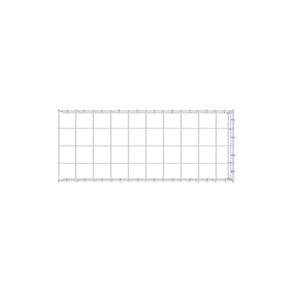 Anbaugabione Typ 4 100 cm x 20 cm x 40 cm (L x H x T), Maschenweite 10 cm x 10 cm, C-Ring