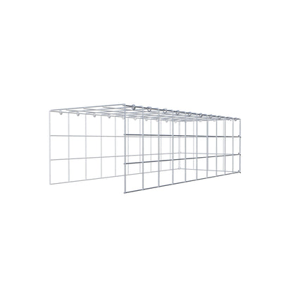 Tilläggspåle typ 4 100 cm x 30 cm x 40 cm (L x H x D), maskstorlek 10 cm x 10 cm, C-ring